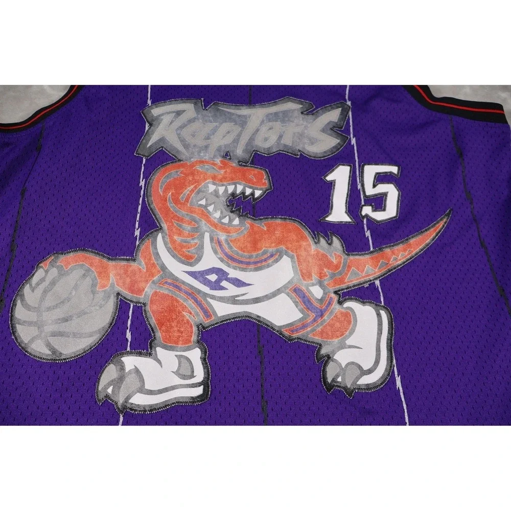 Toronto Raptors Jersey Mens 2XL Purple NBA Basketball Vince Carter Adidas - Picture 5 of 12